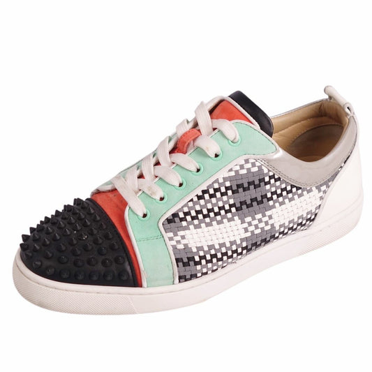 Christian Louboutin Sneakers Shoes Low-Cut Studs EU 43 US 10 Multicolor Auth