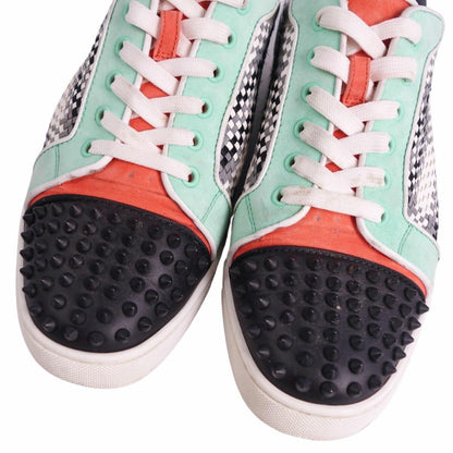 Christian Louboutin Sneakers Shoes Low-Cut Studs EU 43 US 10 Multicolor Auth