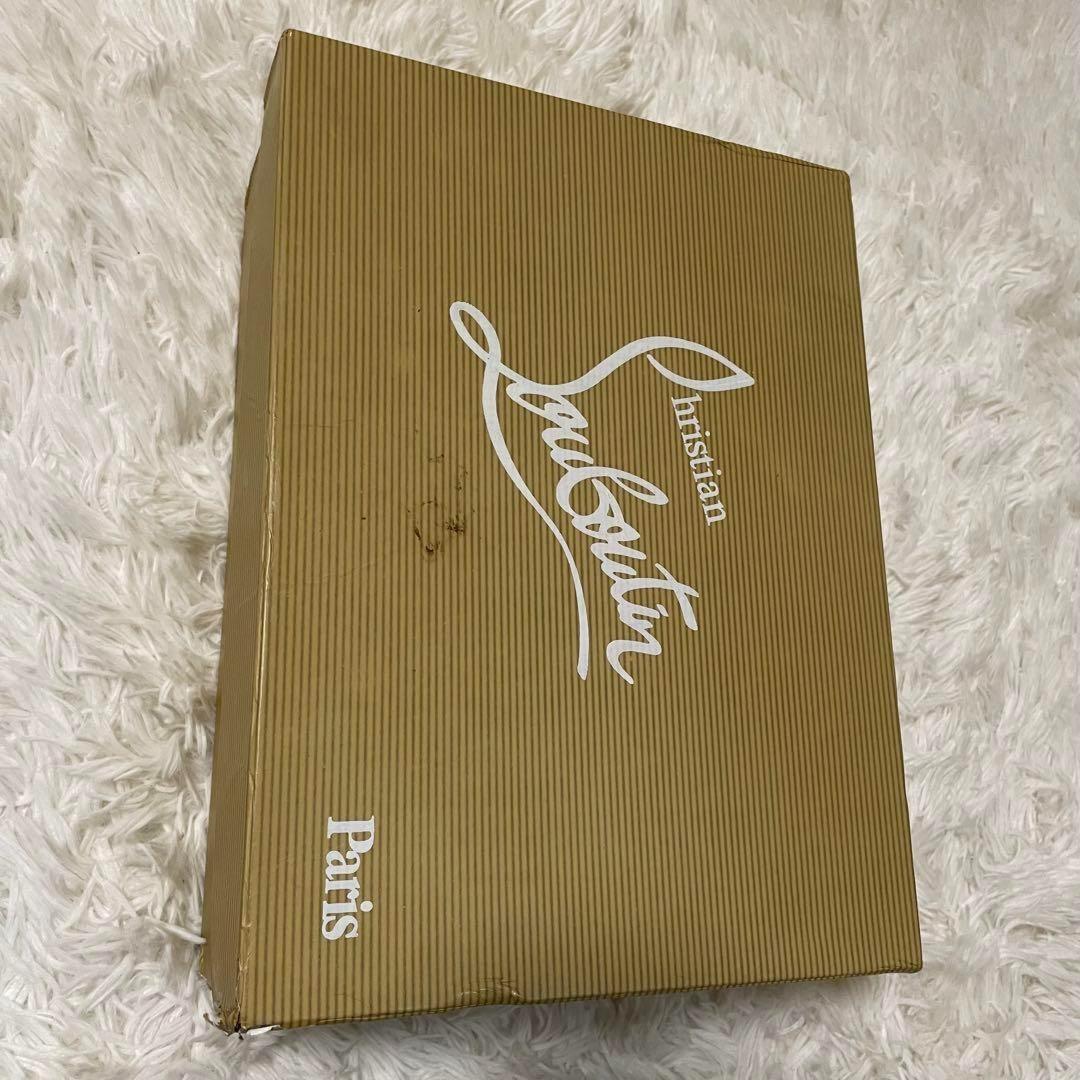 Christian Louboutin Sneakers Shoes High-cut Studs EU 41.5 US 8.5 Silver Auth