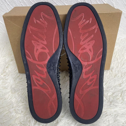 Christian Louboutin Slip-ons Shoes Sneakers Studs EU 43 US 10 Gray Authentic