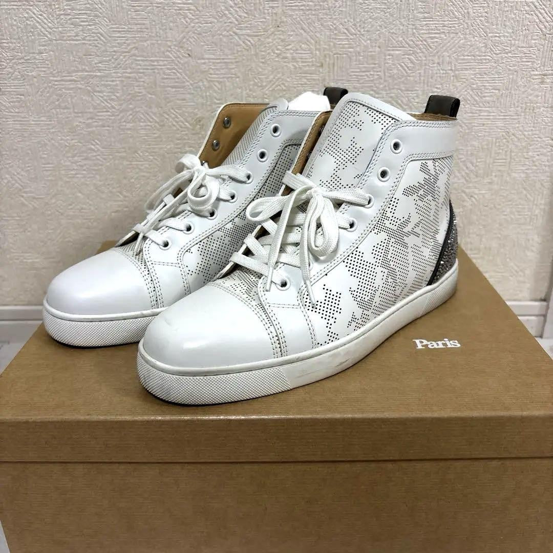 Christian Louboutin Sneakers Shoes High-cut EU 41.5 US 8.5 Authentic