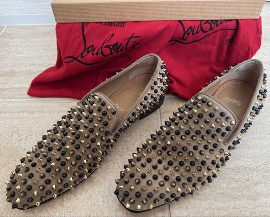 Christian Louboutin Dress Shoes Studs EU 41.5 US 8.5 Authentic