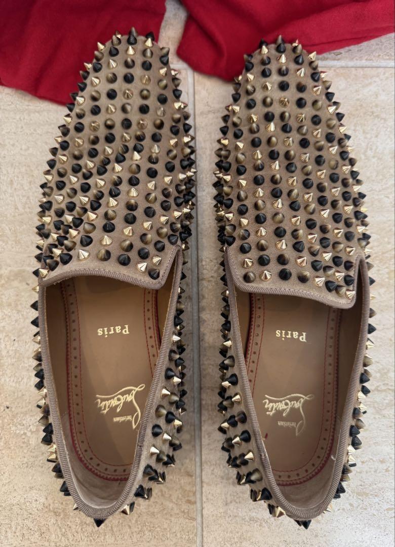 Christian Louboutin Dress Shoes Studs EU 41.5 US 8.5 Authentic