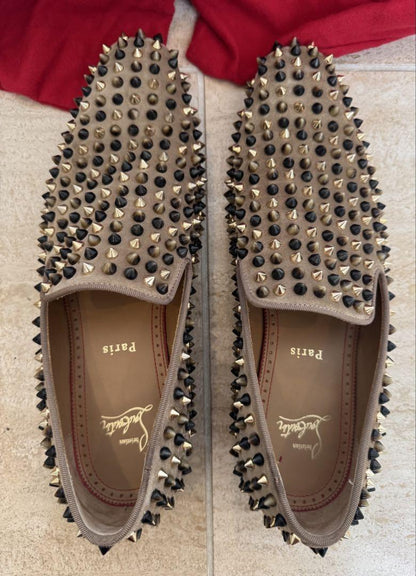 Christian Louboutin Dress Shoes Studs EU 41.5 US 8.5 Authentic