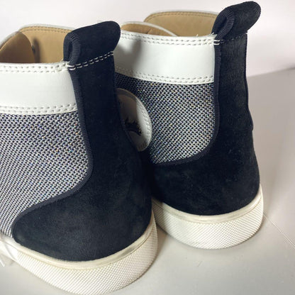 Christian Louboutin LOU SPIKES Sneakers Shoes High-cut Studs EU 42 US 9 Auth