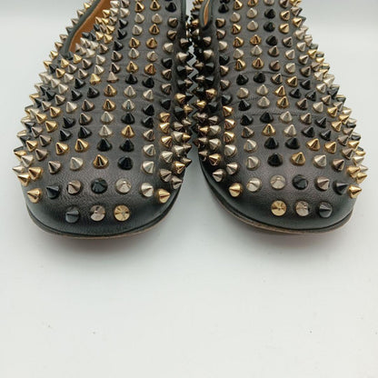 Christian Louboutin Slip-ons Shoes Sneakers Studs EU 42.5 US 9.5 Black Authentic