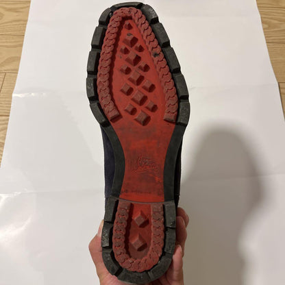 Christian Louboutin Short Boots Shoes Studs EU 41.0 US 8.0 Suede Black Authentic