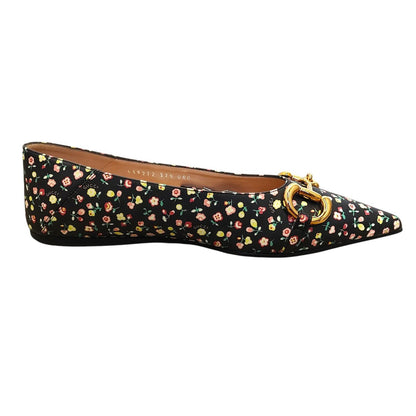 GUCCI Shoes Pumps Heel LIBERTY FLORAL BALLET EU 37.5 US 7.5 Multicolor Authentic