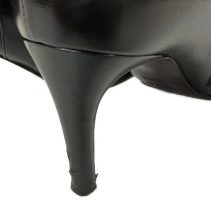 GUCCI Long Boots Shoes EU 36.5 US 6.5 Leather Black Authentic