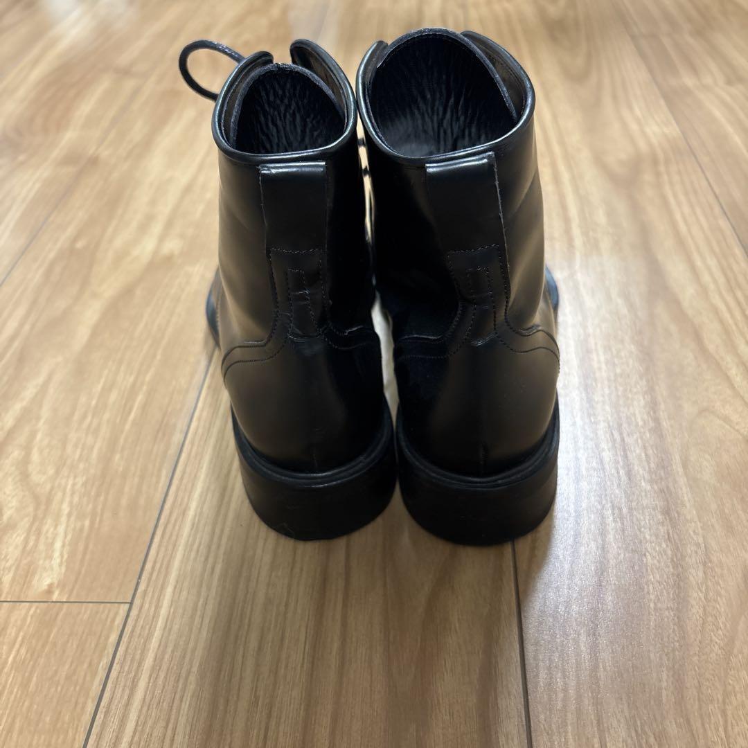 GUCCI Boots Shoes EU 36.5 US 6.5 Leather Black Authentic