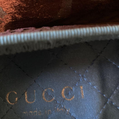 GUCCI Shoes Pumps Flat Right/EU35 Left/EU35.5 Bordeaux Velvet Authentic