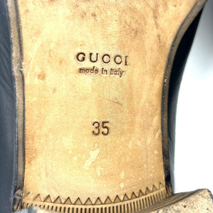 GUCCI Loafers Shoes Interlocking EU 35 US 5 Authentic