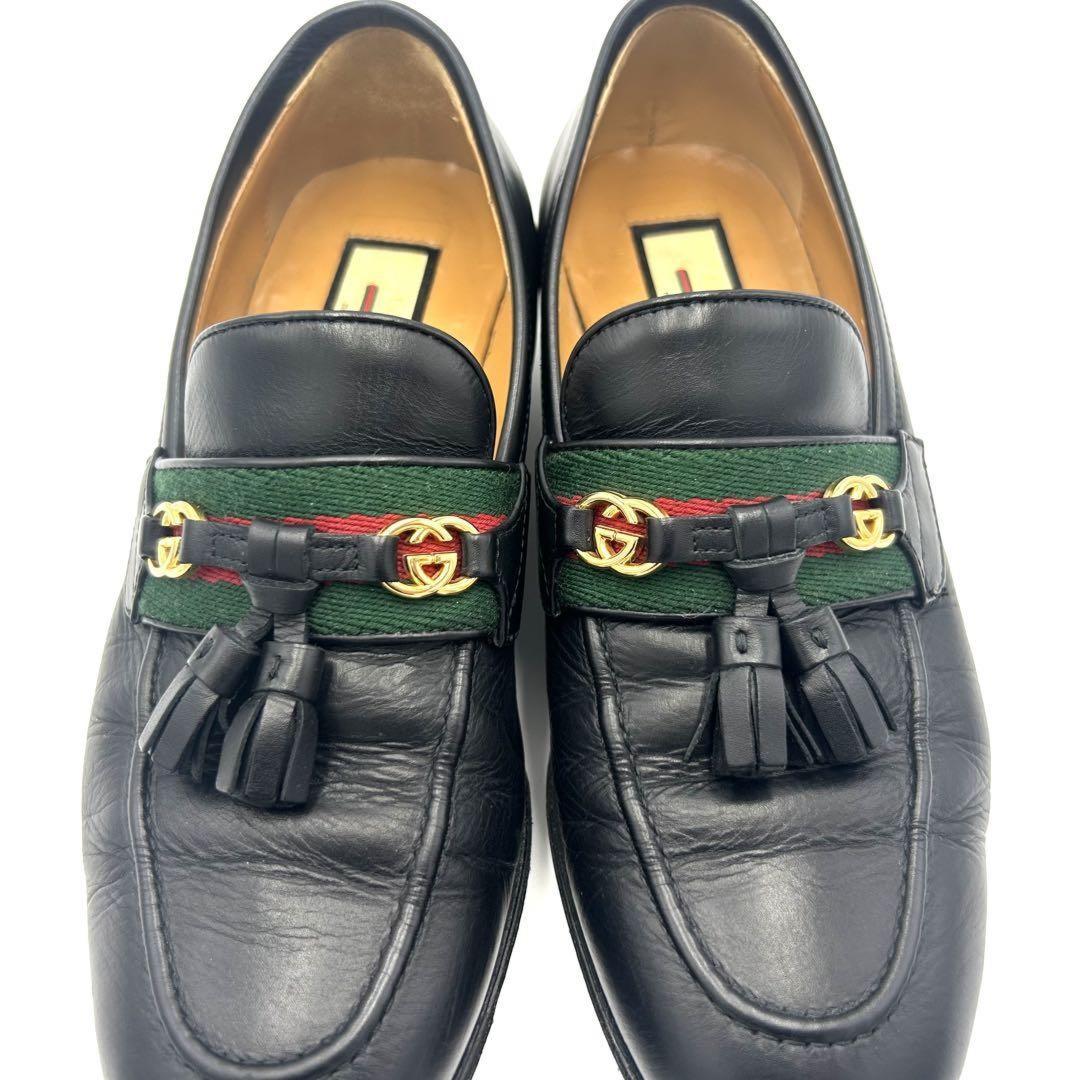 GUCCI Loafers Shoes Interlocking EU 35 US 5 Authentic
