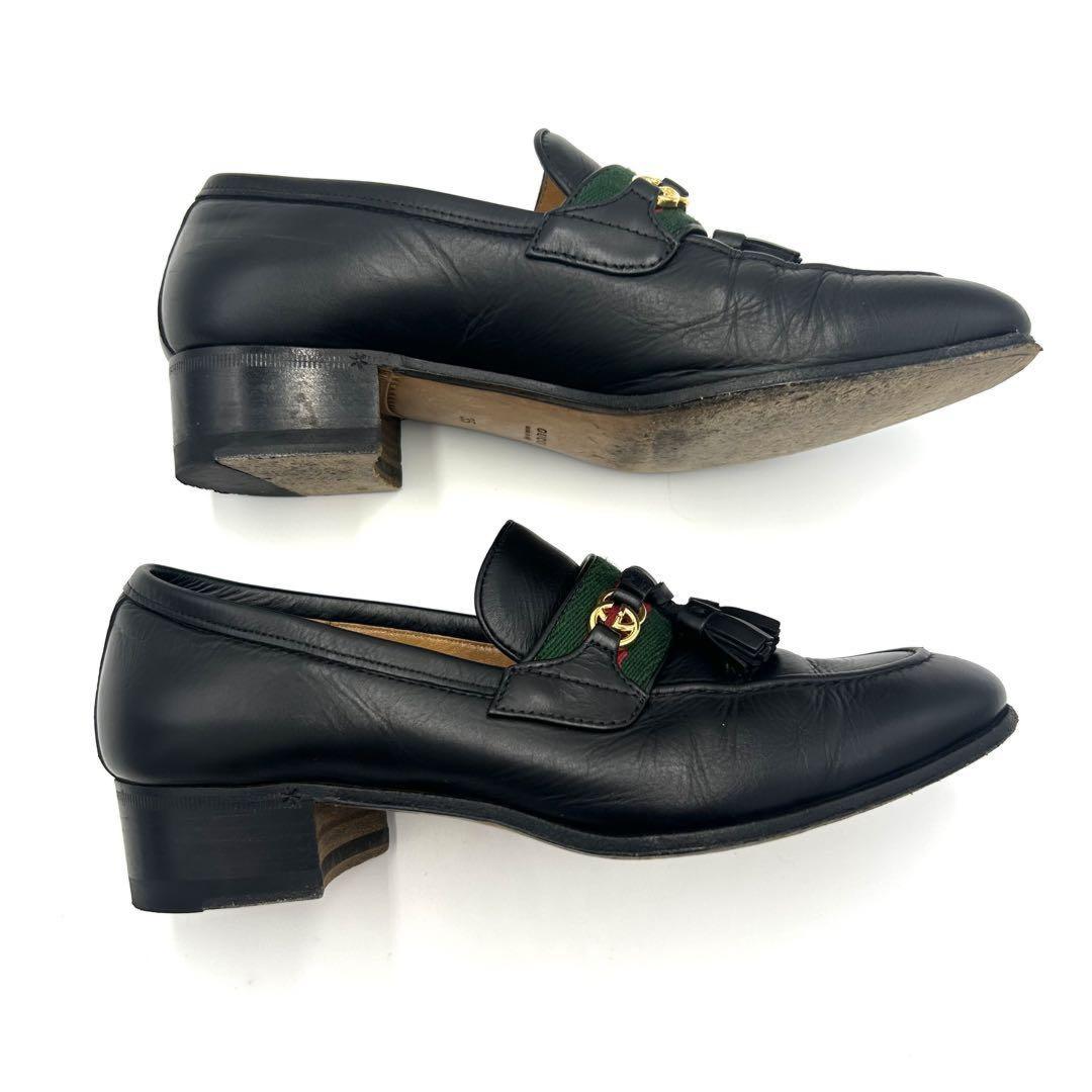 GUCCI Loafers Shoes Interlocking EU 35 US 5 Authentic