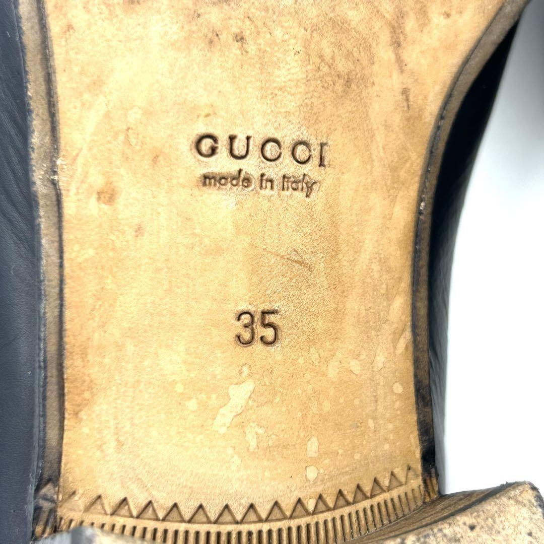 GUCCI Loafers Shoes Interlocking EU 35 US 5 Authentic