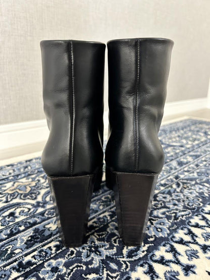 FENDI Short Boots Shoes EU 36.5 US 6.5 Black Authentic