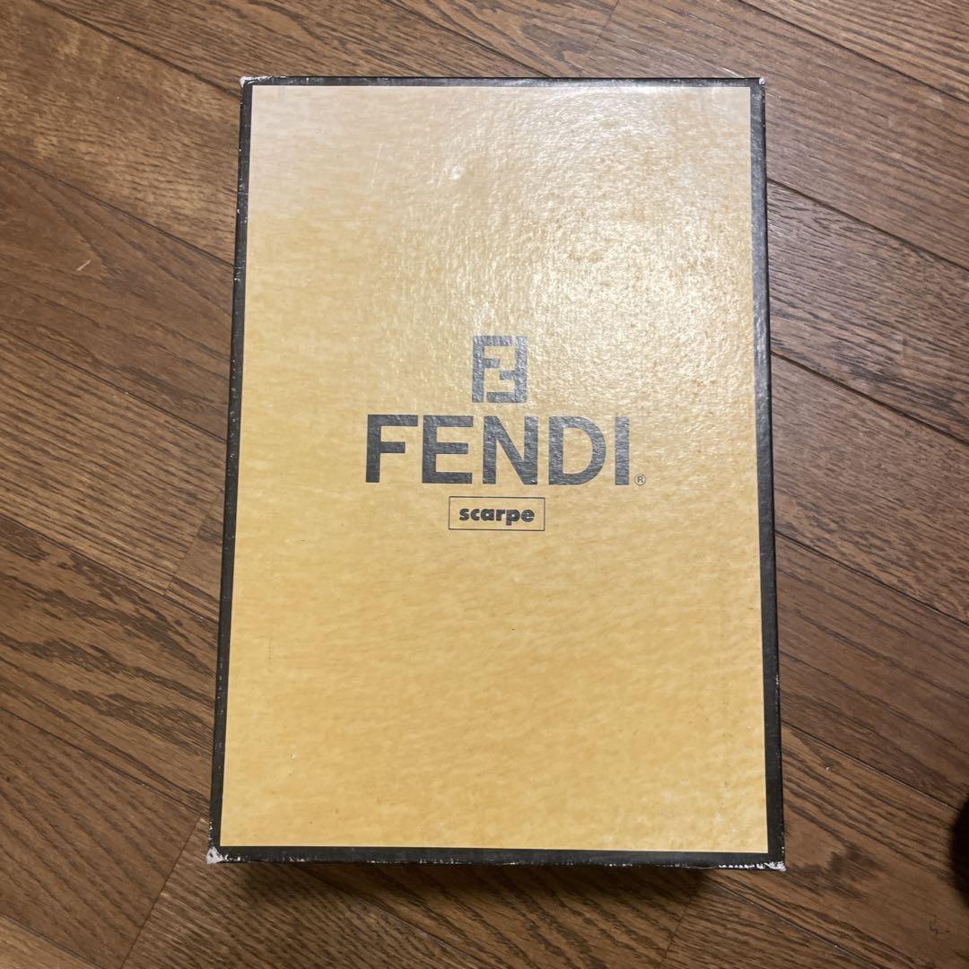 FENDI Short Boots Shoes ZUCCA NERO SABBIA  EU 36 US 6 Brown Authentic