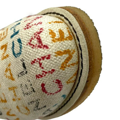 CHANEL Boots Shoes Logo EU 35.5 US 5.5 Canvas Multicolor Authentic