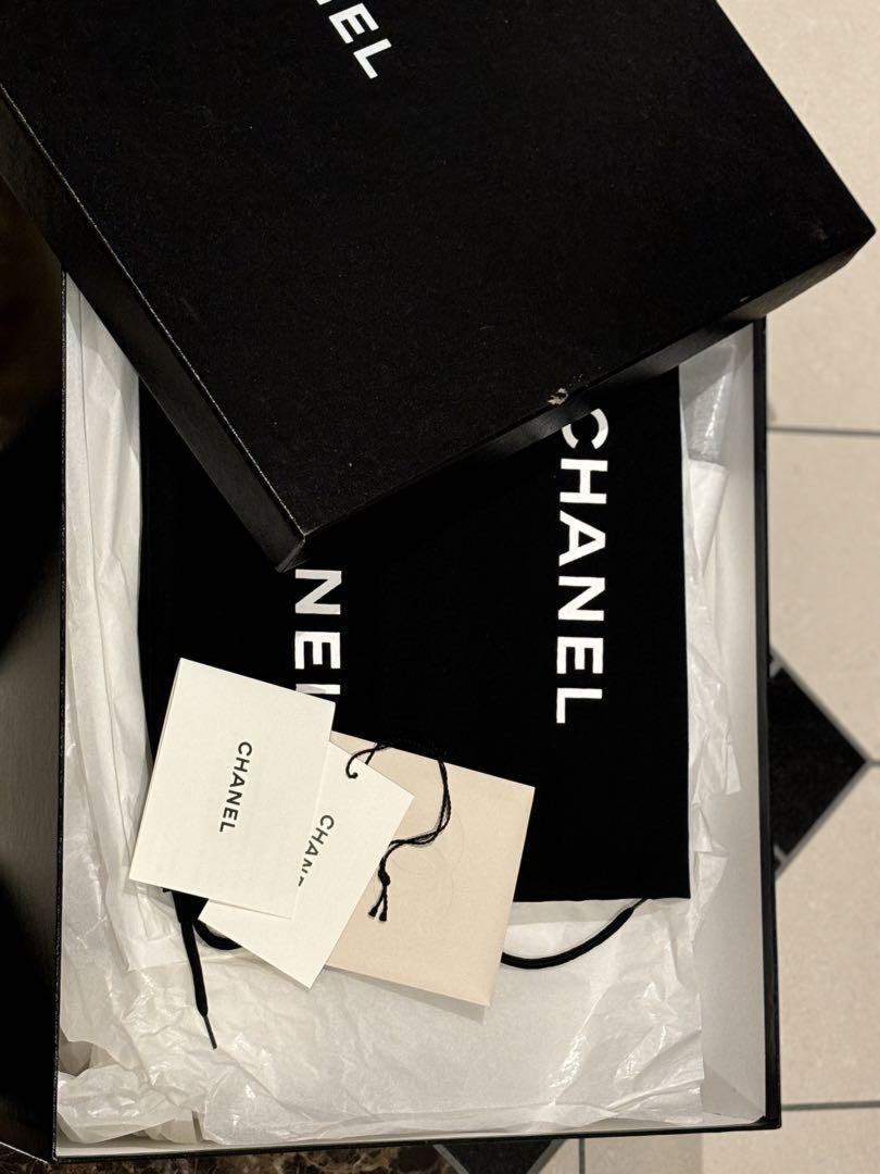 CHANEL Rain Boots Shoes EU 36 US 6 Black Authentic