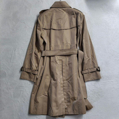 BURBERRY LONDON Coat Nova Check Asian fit L US size M Honey Beige Authentic