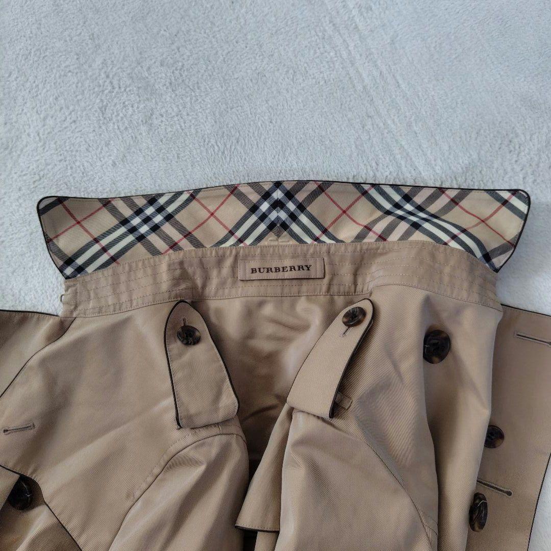 BURBERRY LONDON Coat Nova Check Asian fit L US size M Honey Beige Authentic