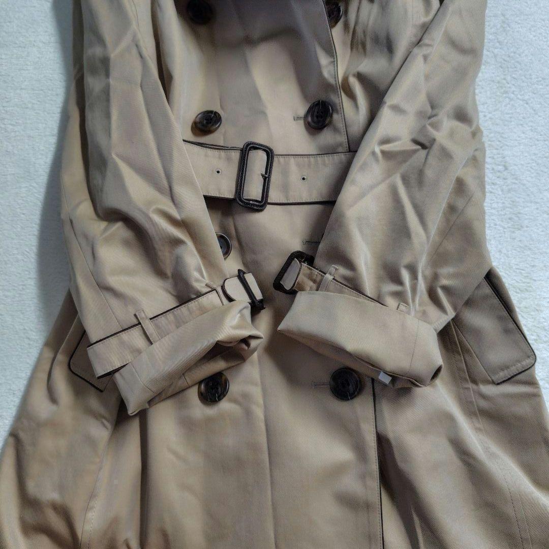 BURBERRY LONDON Coat Nova Check Asian fit L US size M Honey Beige Authentic