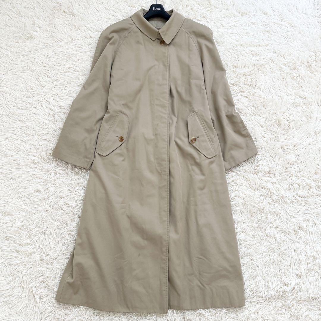 BURBERRYS Coat Nova Check Asian fit L US size M Beige Authentic