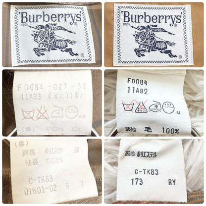 BURBERRYS Coat Nova Check Asian fit L US size M Beige Authentic