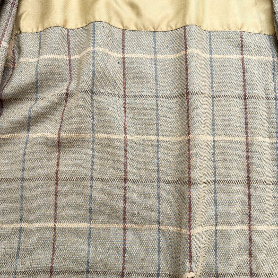 BURBERRYS Coat Nova Check Asian fit L US size M Beige Authentic