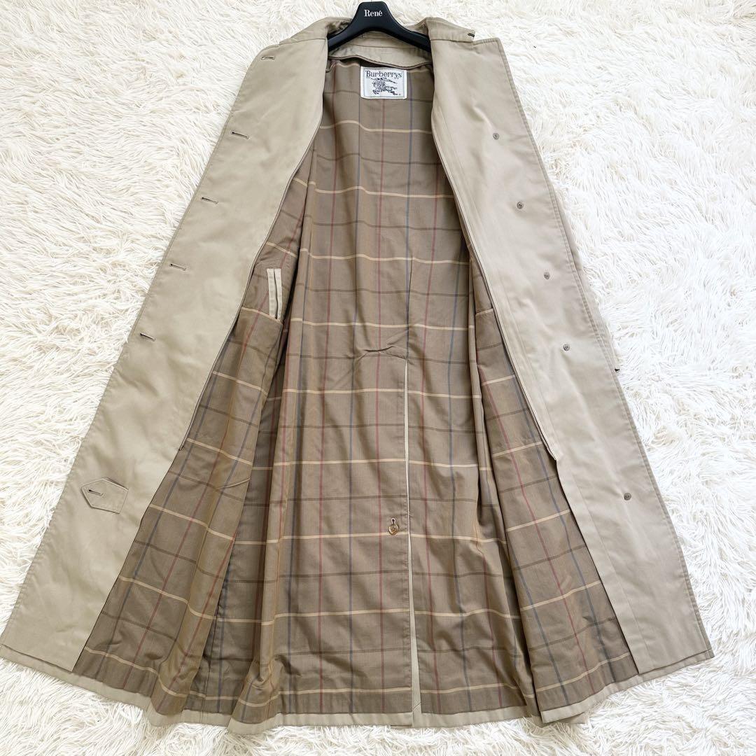 BURBERRYS Coat Nova Check Asian fit L US size M Beige Authentic
