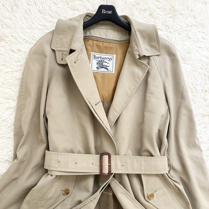 BURBERRYS Coat Nova Check Asian fit L US size M Beige Authentic