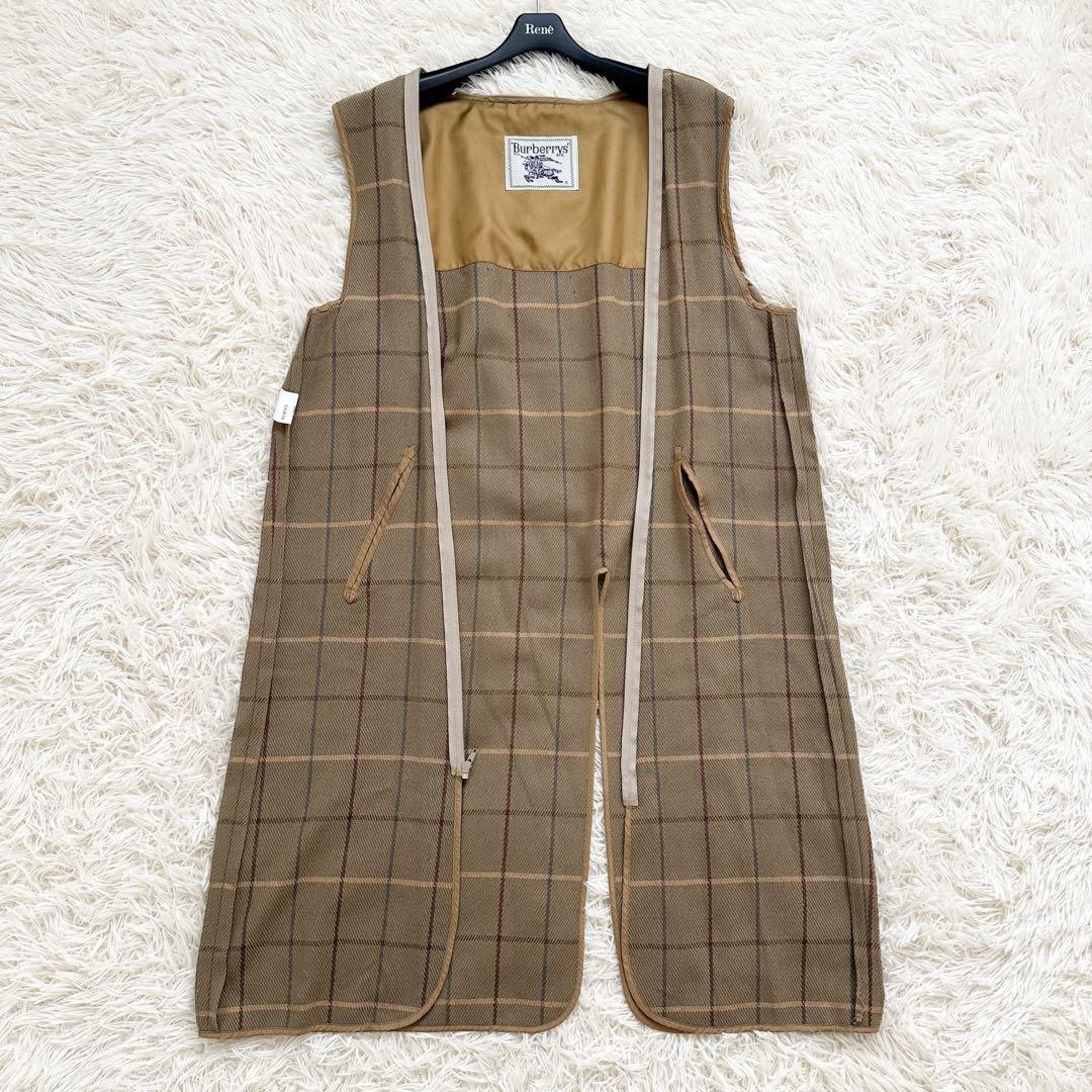 BURBERRYS Coat Nova Check Asian fit L US size M Beige Authentic