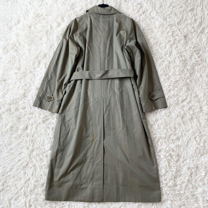 BURBERRY Coat Nova Check Asian fit L US size M Khaki Authentic