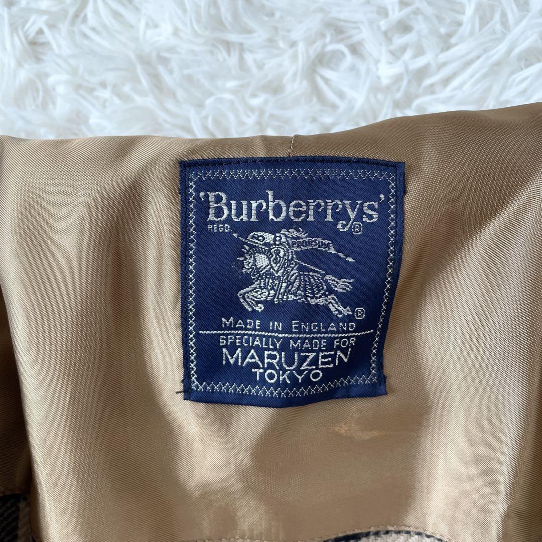 BURBERRY Coat Nova Check Asian fit L US size M Khaki Authentic