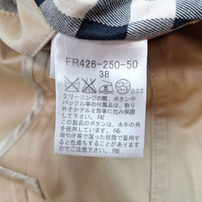 BURBERRY BLACK LABEL Coat Nova Check Asian fit M 38 US size S Beige Authentic