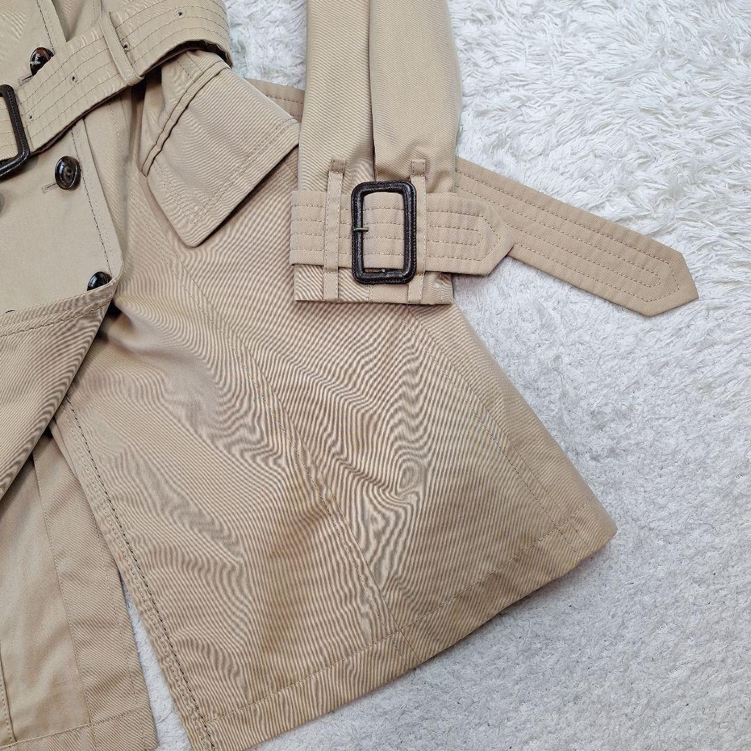 BURBERRY BLACK LABEL Coat Nova Check Asian fit M 38 US size S Beige Authentic
