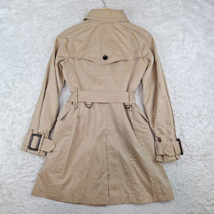 BURBERRY BLACK LABEL Coat Nova Check Asian fit M 38 US size S Beige Authentic
