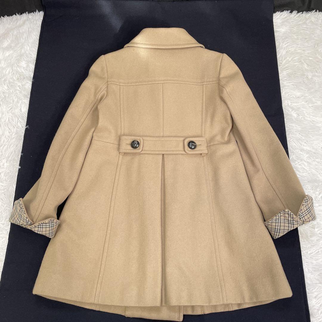BURBERRY BLUE LABEL 2way Coat Nova Check Asian fit S 36 US size XS Beige Brown
