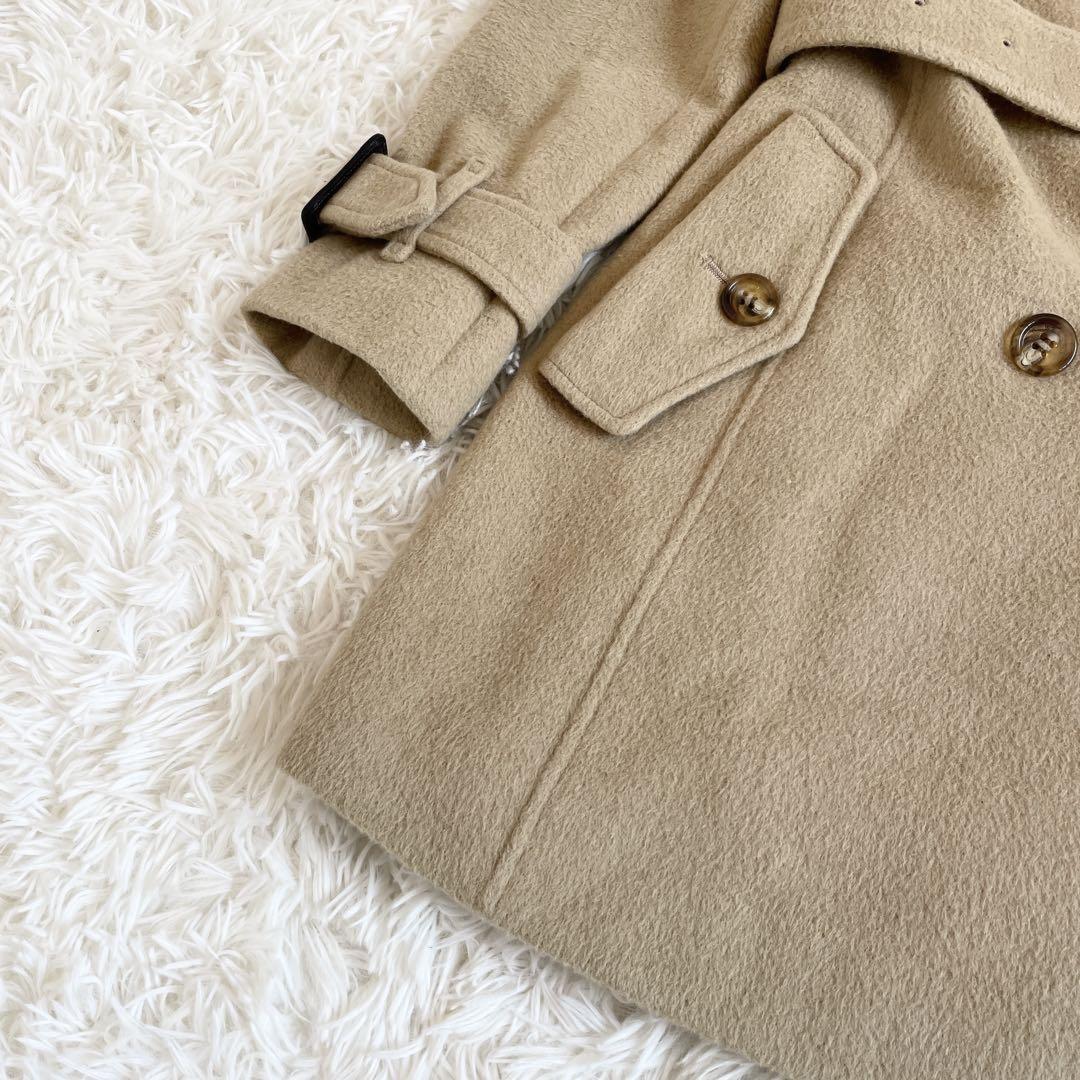 BURBERRY LONDON 2way Long Coat Nova Check Asian fit S US size XS Beige Authentic