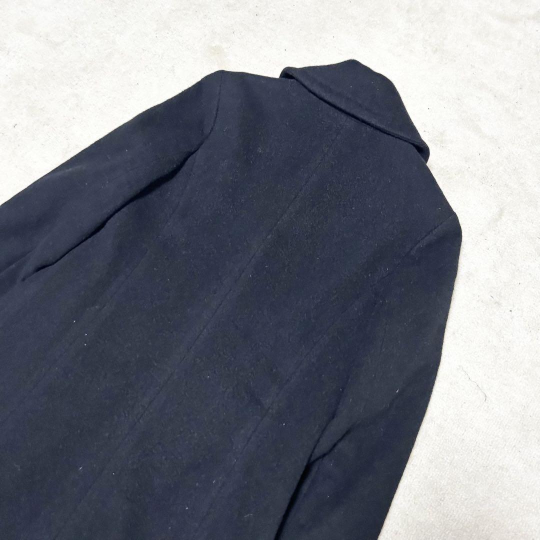 BURBERRY BLUE LABEL Long Coat Nova Check Asian fit S 36 US size XS Black Auth