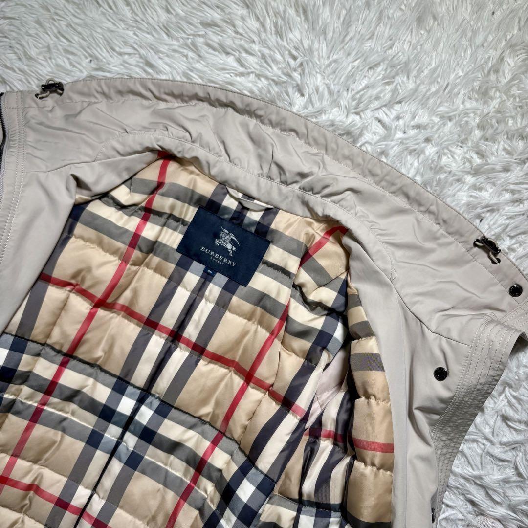 BURBERRY LONDON Down Coat Asian fit 3XL 46 US size 2XL Light Beige Khaki