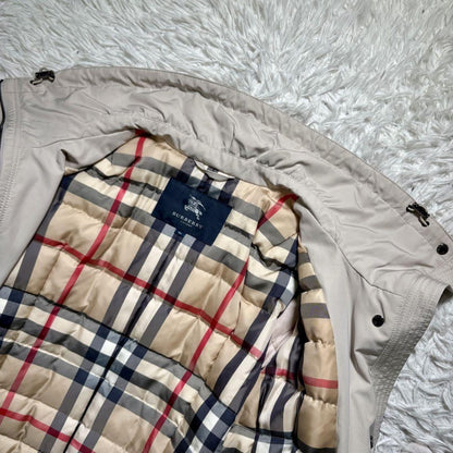 BURBERRY LONDON Down Coat Asian fit 3XL 46 US size 2XL Light Beige Khaki