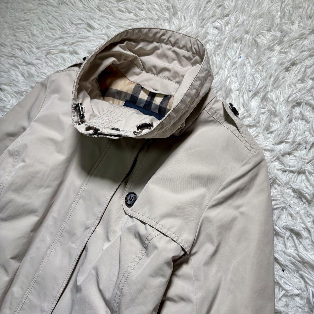 BURBERRY LONDON Down Coat Asian fit 3XL 46 US size 2XL Light Beige Khaki