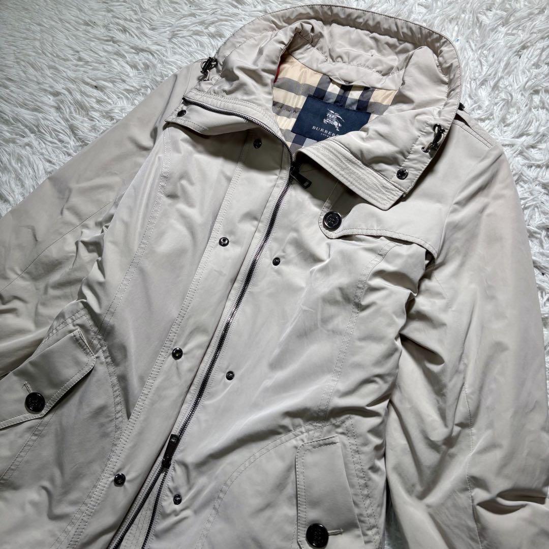 BURBERRY LONDON Down Coat Asian fit 3XL 46 US size 2XL Light Beige Khaki