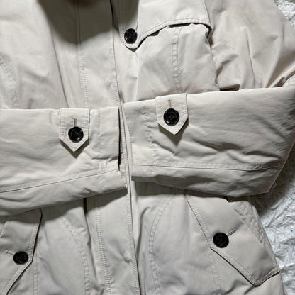 BURBERRY LONDON Down Coat Asian fit 3XL 46 US size 2XL Light Beige Khaki