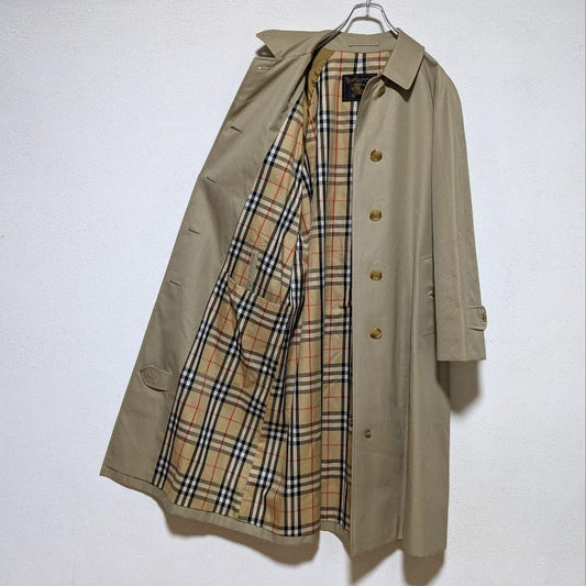 BURBERRY Coat Nova Check Asian fit L US size M Beige Khaki Authentic