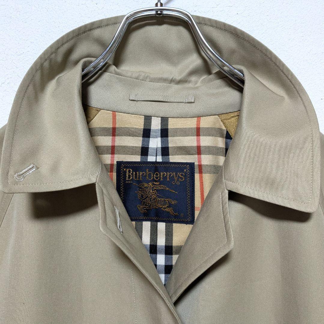 BURBERRY Coat Nova Check Asian fit L US size M Beige Khaki Authentic