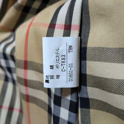 BURBERRY Coat Nova Check Asian fit L US size M Beige Khaki Authentic