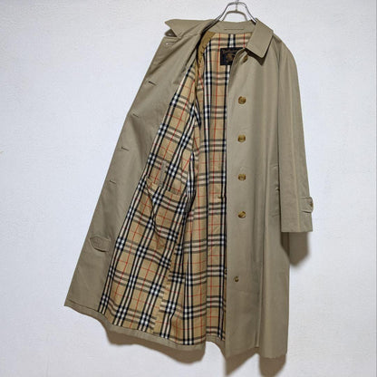 BURBERRY Coat Nova Check Asian fit L US size M Beige Khaki Authentic