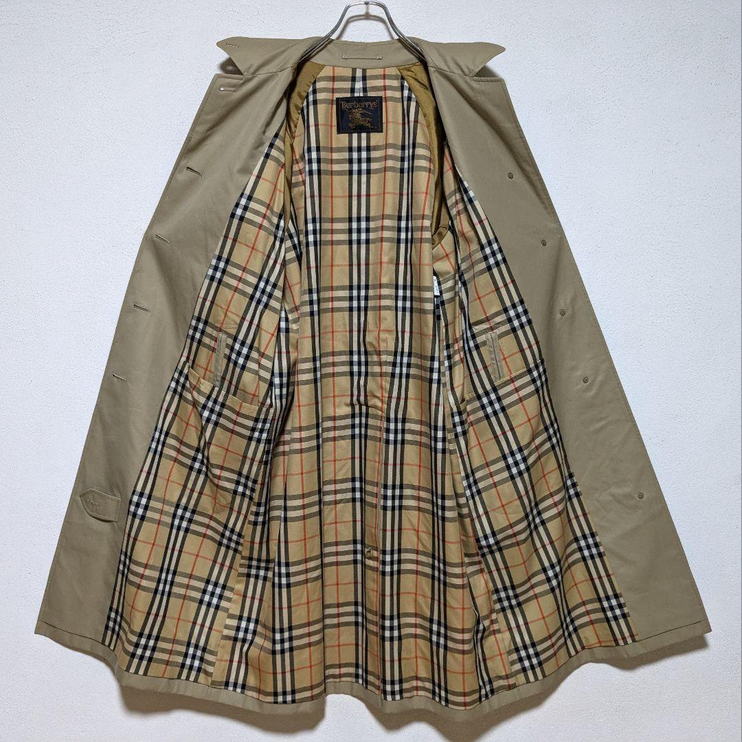 BURBERRY Coat Nova Check Asian fit L US size M Beige Khaki Authentic
